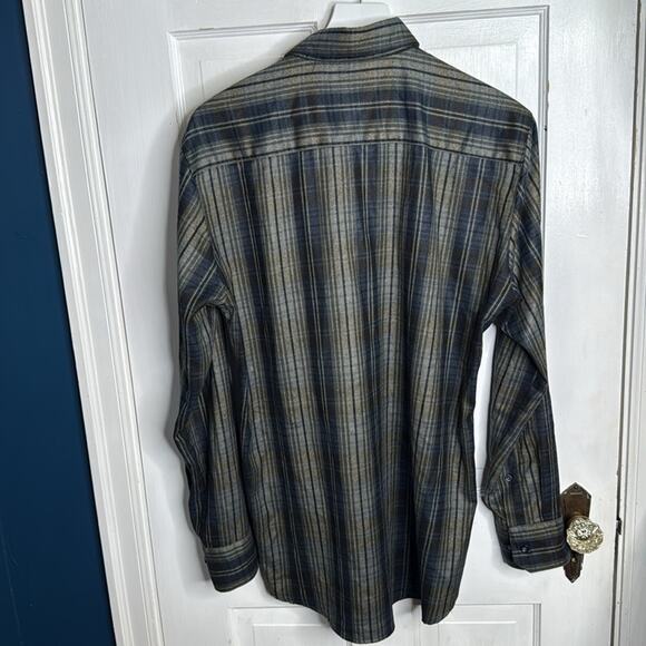 Haupt Germany Men’s Modern Fit Long-sleeve Button-front Shirt M-308 Sz M 15-1/2” - Picture 6 of 7